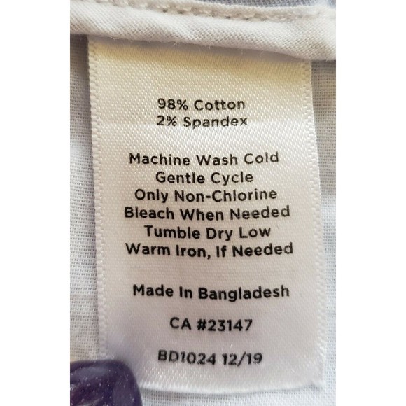 Talbots Cropped Chinos Light Blue Size 10 - Picture 5 of 8